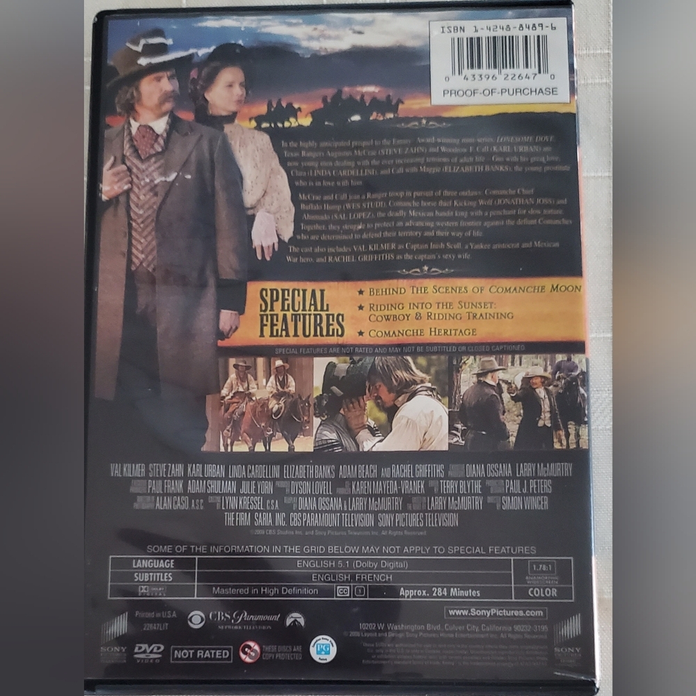 Comanche Moon DVD - Picture 2 of 2